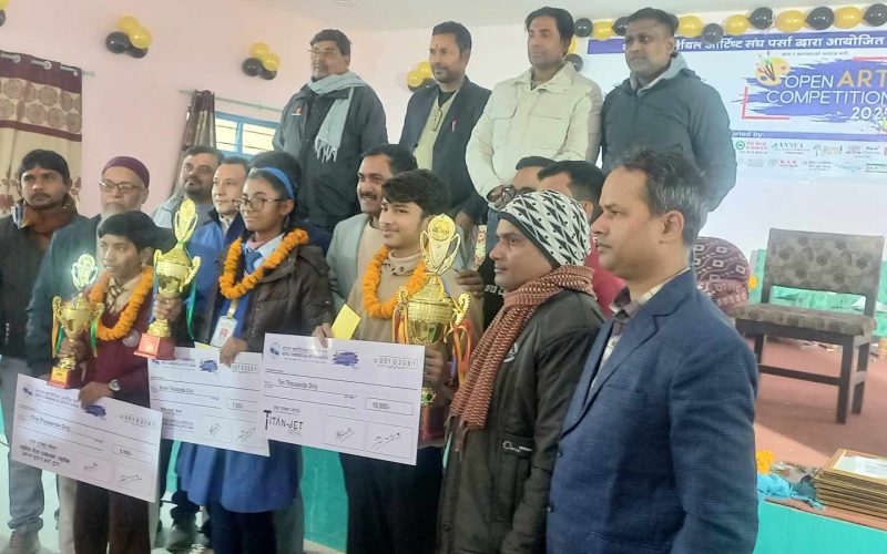 नेपाल कमर्शियल आर्टिष्ट संघ पर्साद्धारा खुल्ला आर्ट प्रतियोगिता सम्पन्न